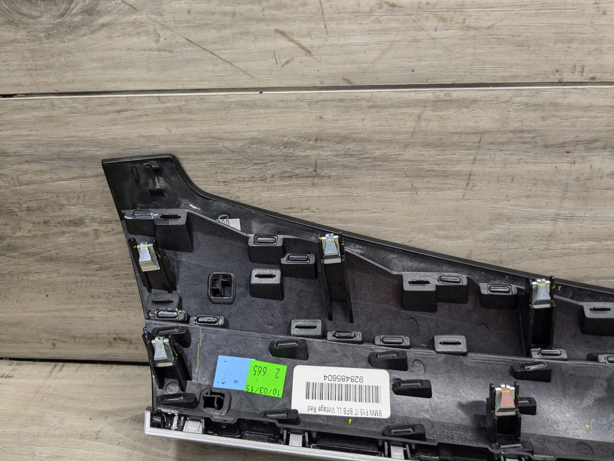 14-19 OEM BMW F15 F85 X5 F16 F86 X6 Center Dash Vent Wood Trim Panel