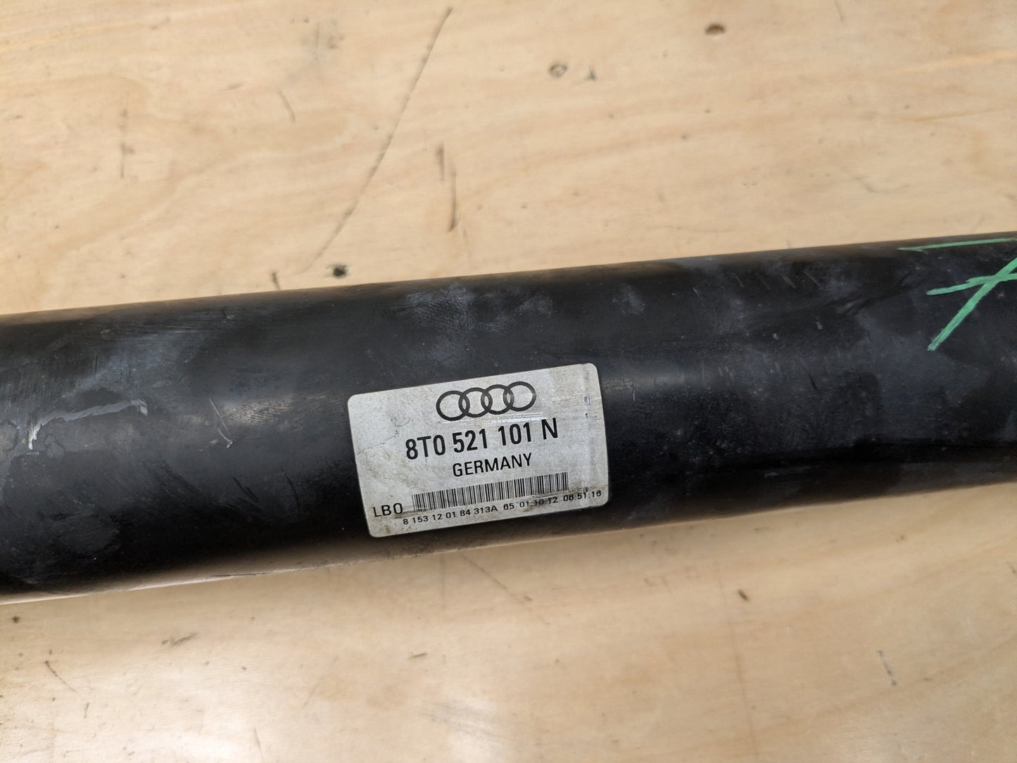 13-17 OEM AUDI A5 S5 Rear Axle Driveshaft Propeller Drive Shaft