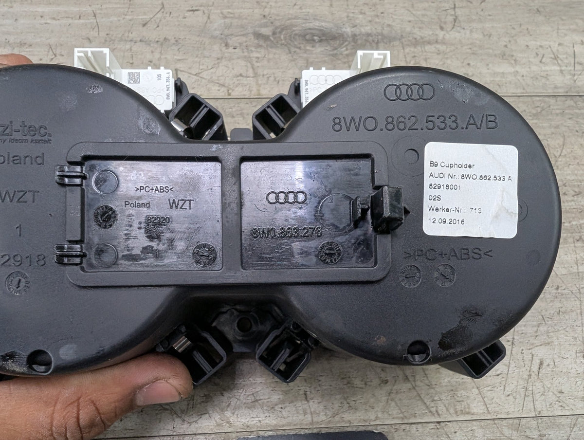 17-25 OEM AUDI A4 A5 RS5 S4 S5 Front Center Console Cup Holder