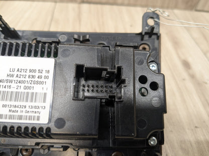 OEM Mercedes W207 W212 E350 E550 A/C Climate Heater Control Radio Media Switch