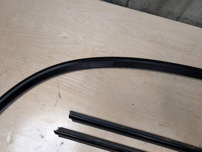 OEM BMW E88 135 Front Rear Door Exterior Trim Molding High Gloss Black SET of 7