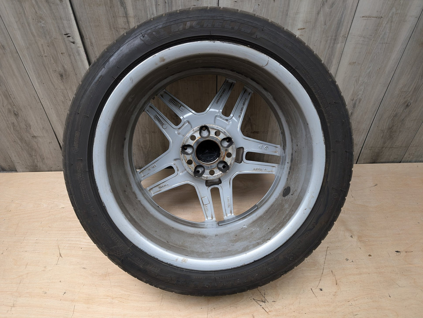 *OEM Mercedes W207 E300 E400 E550 AMG Front Wheel Rim 18x8 ET45 5 Double Spoke