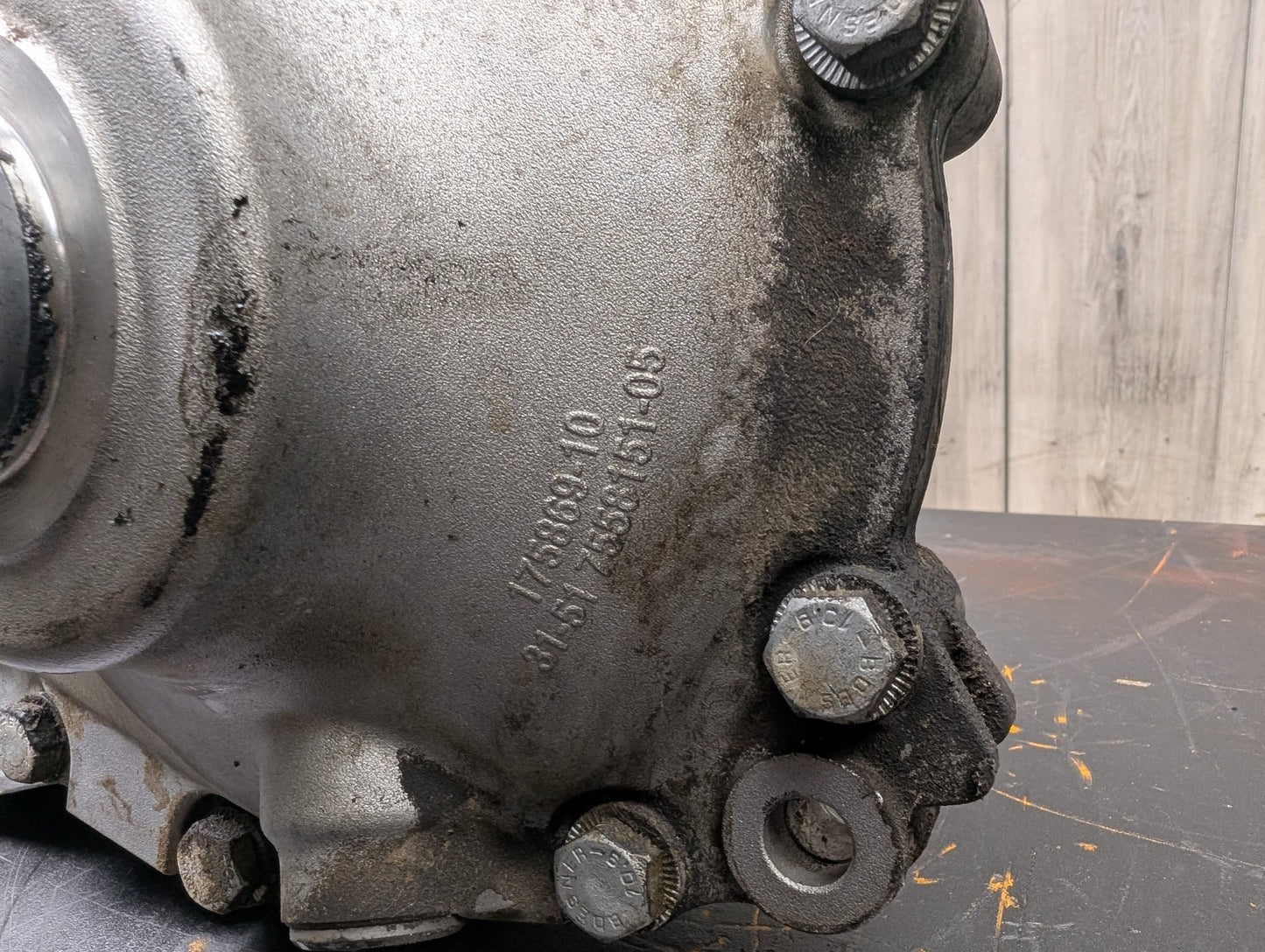 2014-2018 BMW X5 F15 Front Axle Carrier Differential 7567345 OEM BMW F25 F26 X3 AWD Front Differential Axle Gearbox Carrier AT 3.38