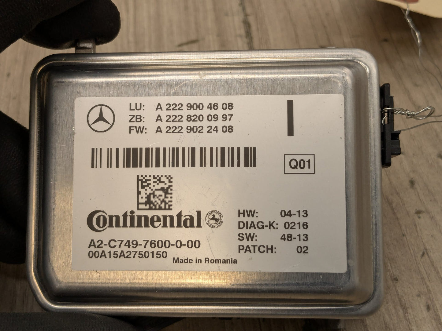 2015-2021 Mercedes-Benz C43 W205 Front Windshield Kafas Lane Assist Camera Module A2229004608