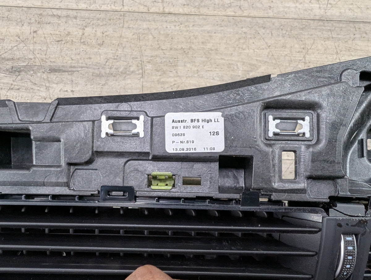 17-25 OEM AUDI A4 A5 RS5 S4 S5 S7 Dash Dashboard Center AC Air Vent Trim Grille