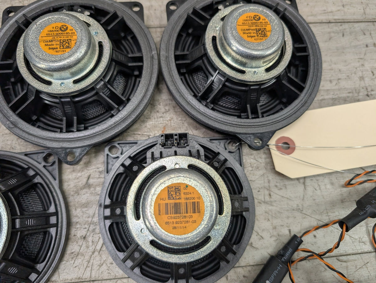 2015 BMW X3 F25 Speakers SET 9209185 11-17 OEM BMW F25 X3 Stereo Audio Speakers Tweeters Subwoofers Top HiFi SET OEM