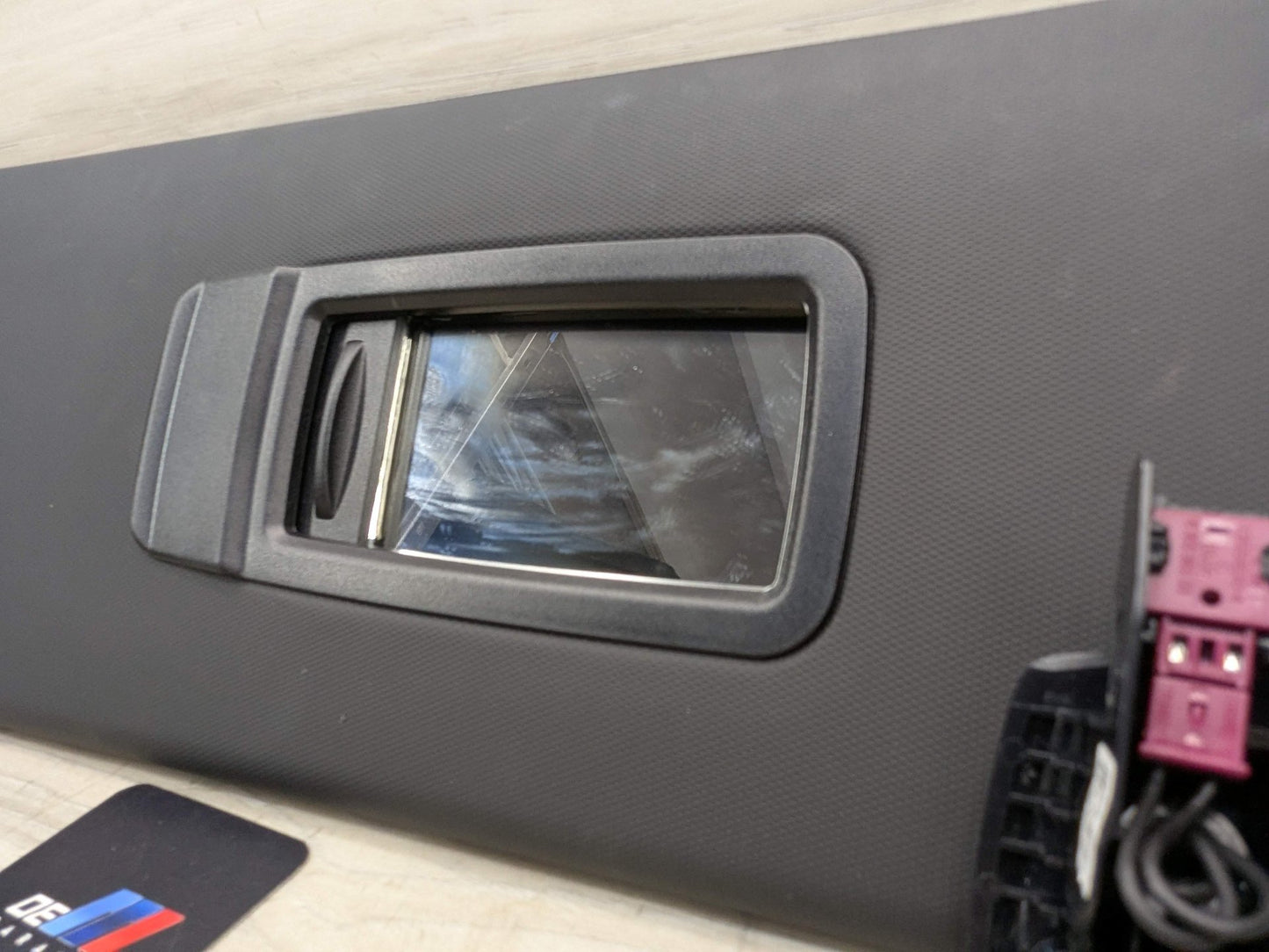 2022 BMW M340i G20 Front Left Driver Sun Visor 8092727 19-24 OEM BMW G20 G80 330 M340 M3 Left Driver Side Interior Sun Visor Black