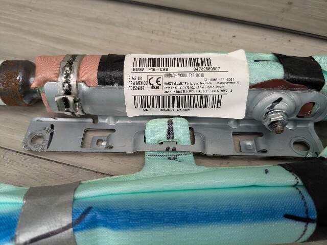 15-19 OEM BMW F16 X6 F86 X6M Left Driver Top Roof Head Curtain Air Bag Airbag