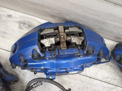 17-23 OEM BMW G30 530 540 M550 Front Rear Left Right Brake Calipers SET Blue