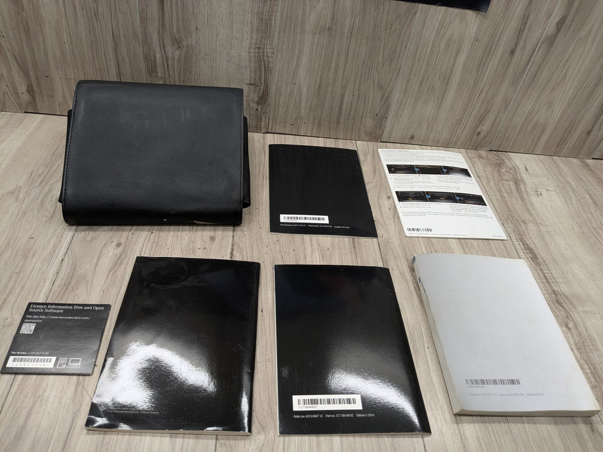 OEM Mercedes W205 CONVERTIBLE Owners Manual Operator Books COMPLETE