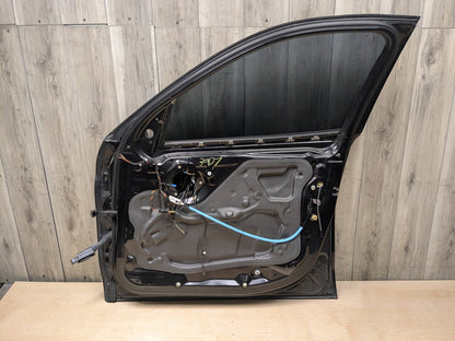 15-19 OEM BMW F16 X6 F86 X6M Front Right Passenger Door Shell Panel Black 475 BLACK SAPPHIRE METALLIC (475)