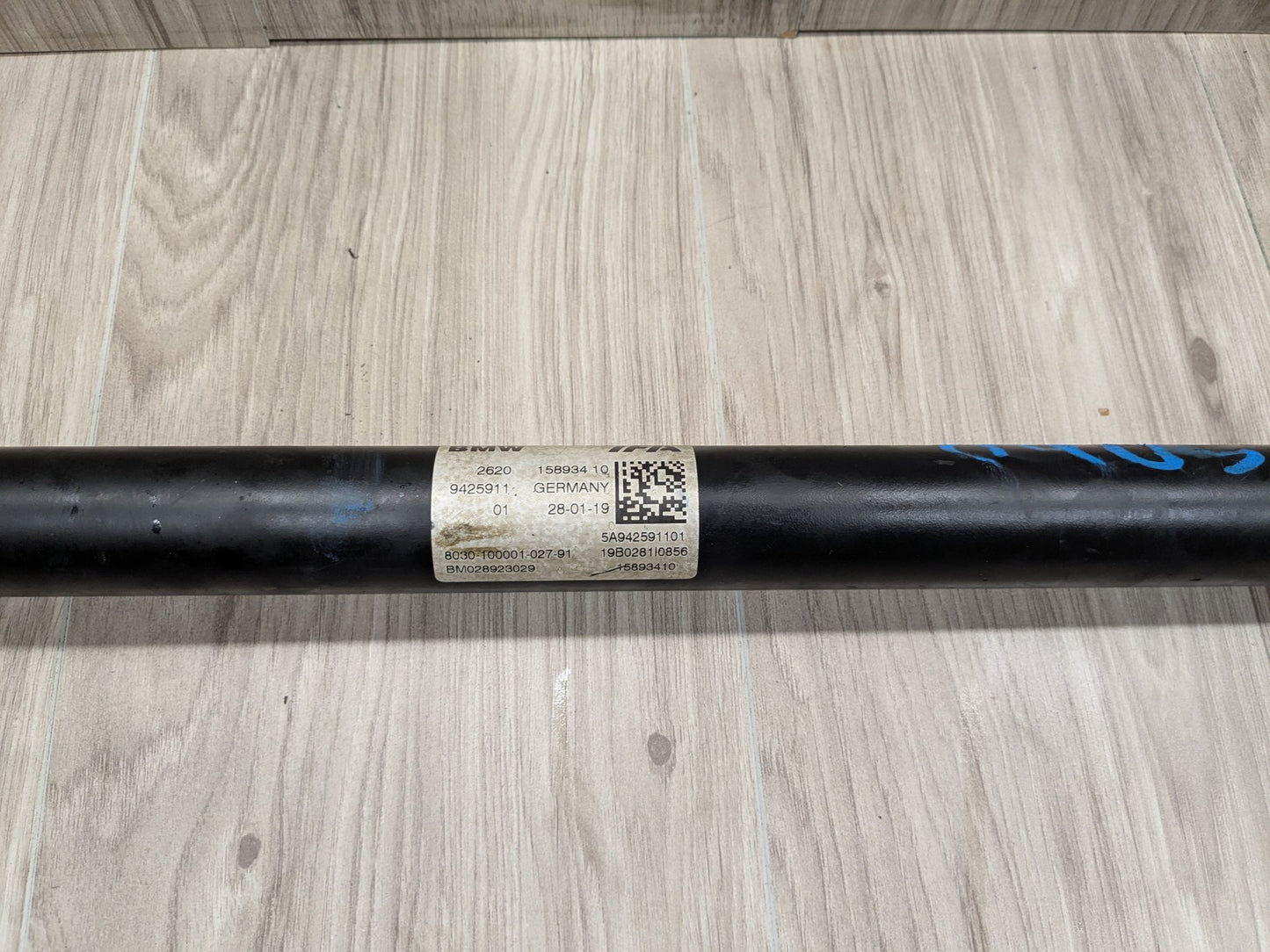 2019 BMW 330i G20 Front Propeller Driveshaft Drive Shaft 9425911 OEM BMW G12 G20 G30 F90 X3 X4 X5 M5 M8 Sedan Drive Shaft Driveshaft Front Output
