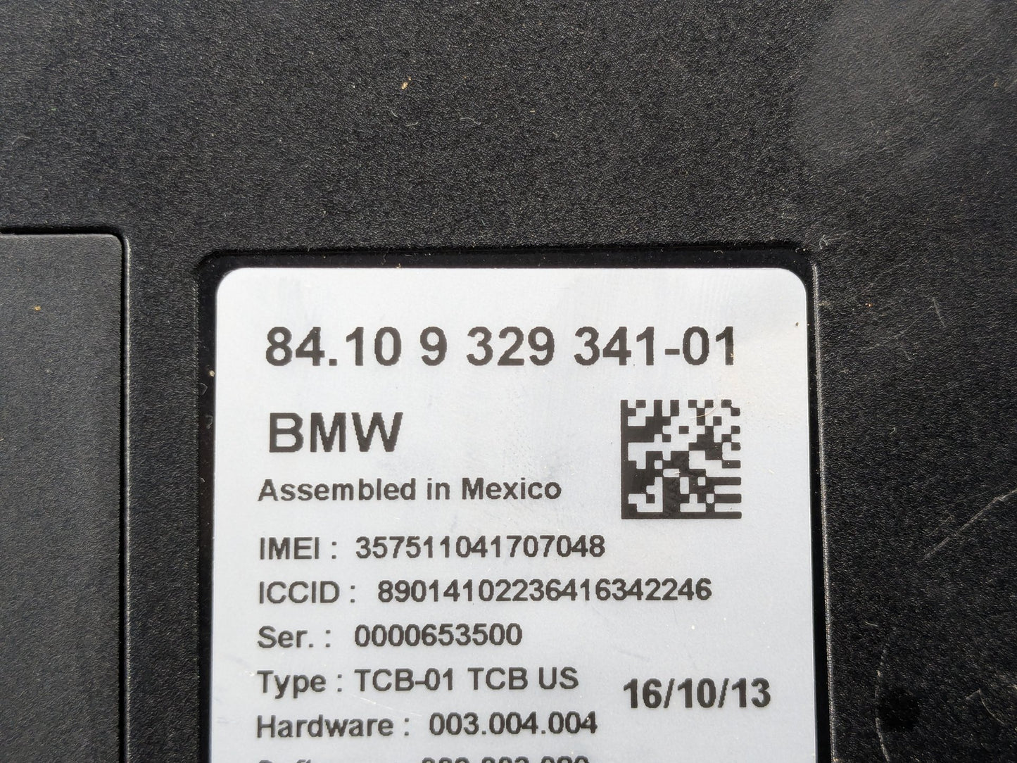 14-17 OEM BMW F06 F10 F22 F30 F32 F80 M3 M4 Telematics Control Unit Module TCB