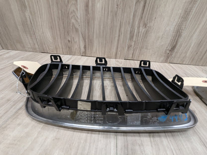 OEM BMW F30 F31 328 330 335 340 Front Left Right Upper Bumper Kidney Grilles SET
