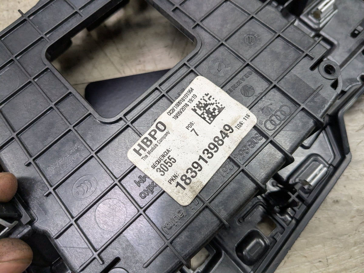 18-20 OEM AUDI Q5 SQ5 Automatic Shifter Center Console Mount Panel Bracket