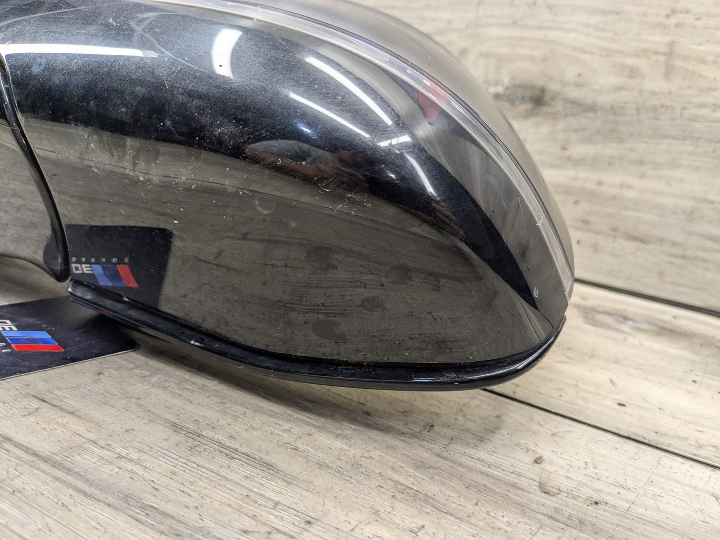 18-24 OEM BMW G01 X3 Left Driver Side Mirror Heated Memory Auto Dip SHADOW GLOSS