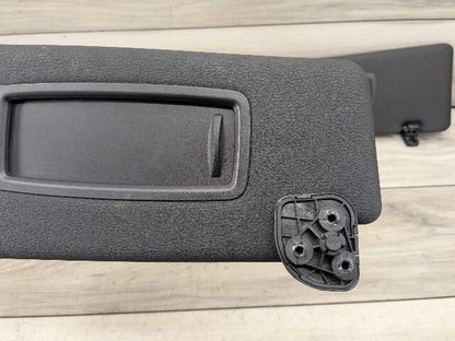07-13 OEM BMW E70 X5 X5M Front Left Right Interior Sun Visor Black Pair SET