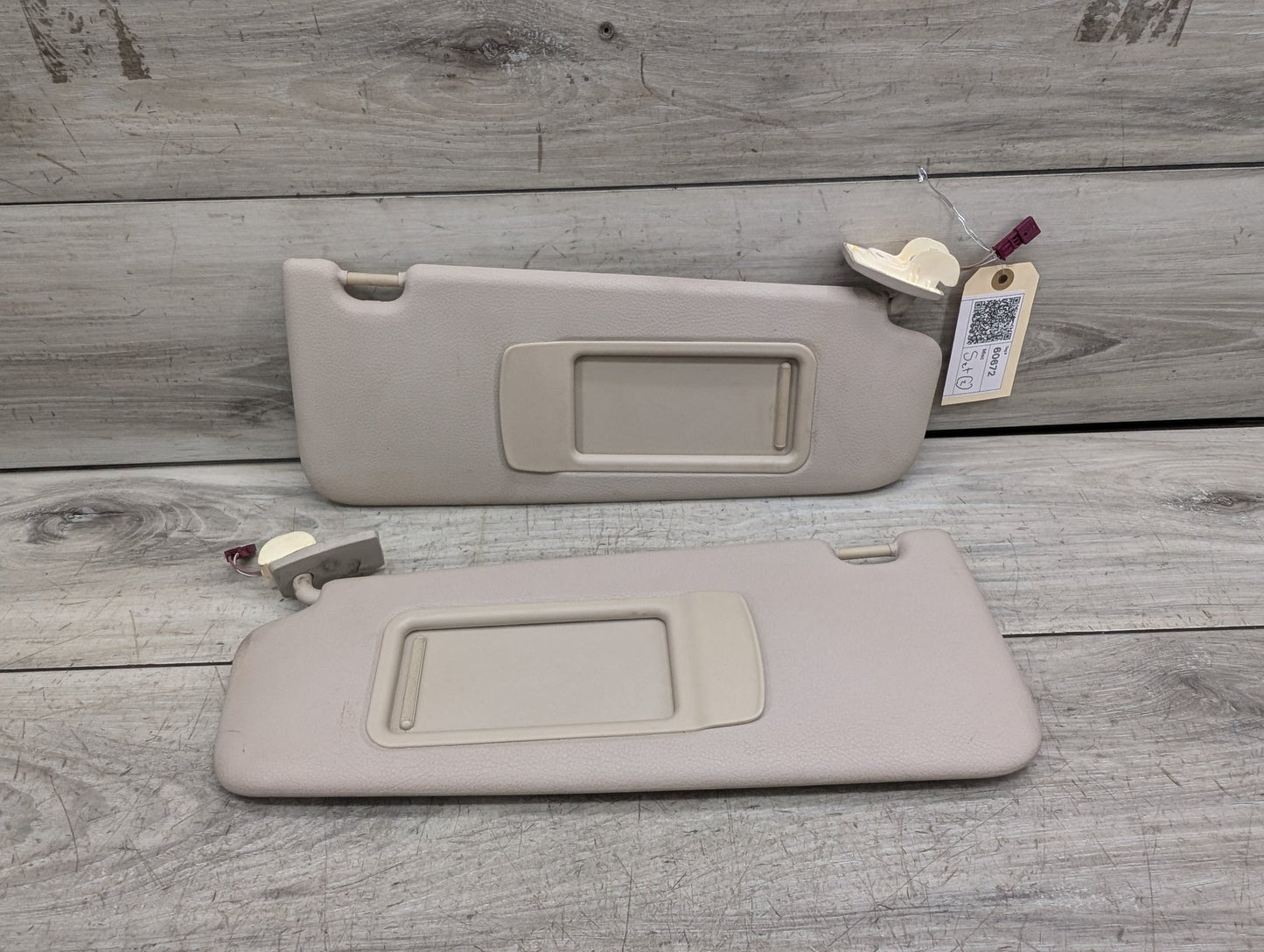 2011-2016 BMW 535i F10 Front Left Right Sun Visor SET 8038165