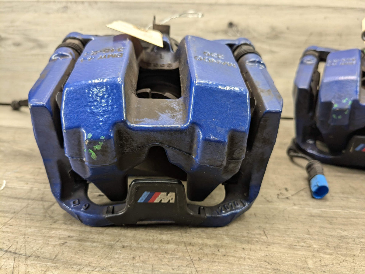 2020 BMW M340i G20 Front Rear Left Right Brake Caliper SET 6891236 OEM BMW G20 G22 G23 M240 M340 M440 Front Rear Left Right Brake Calipers Blue SET