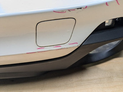 14-18 OEM BMW F15 X5 Rear Bumper Cover PDC Holes w/ Diffuser N55 N57 White 300