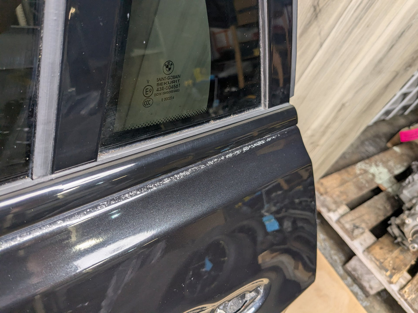 *15-19 OEM BMW F16 X6 F86 X6M Rear Left Driver Door Shell Panel Black 475 BLACK SAPPHIRE METALLIC (475)