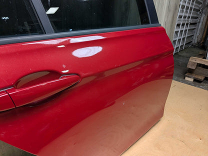 OEM BMW F30 F80 328 330 335 340 M3 Rear Right Passenger Door Shell Panel Red MELBOURNEROT METALLIC (A75)