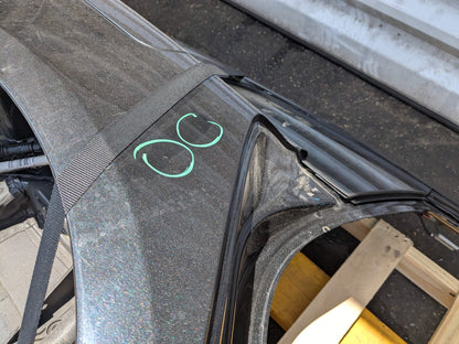 22-24 OEM BMW G26 430 M440 Rear Right Passenger Side Quarter Panel Frame Body Black BLACK SAPPHIRE METALLIC (475)