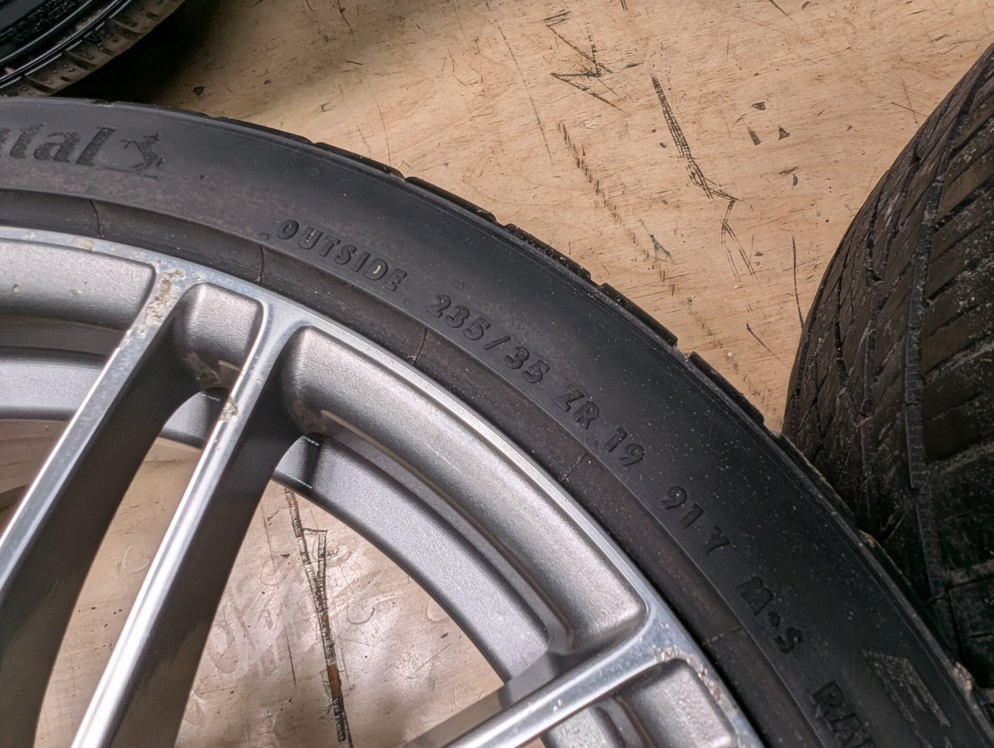 *OEM BMW E90 E91 E92 E93 Wheels Rims Front 19x8 ET37 Rear 19x9 ET39 LA Wheel Double Spoke 269 SET