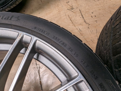 *OEM BMW E90 E91 E92 E93 Wheels Rims Front 19x8 ET37 Rear 19x9 ET39 LA Wheel Double Spoke 269 SET