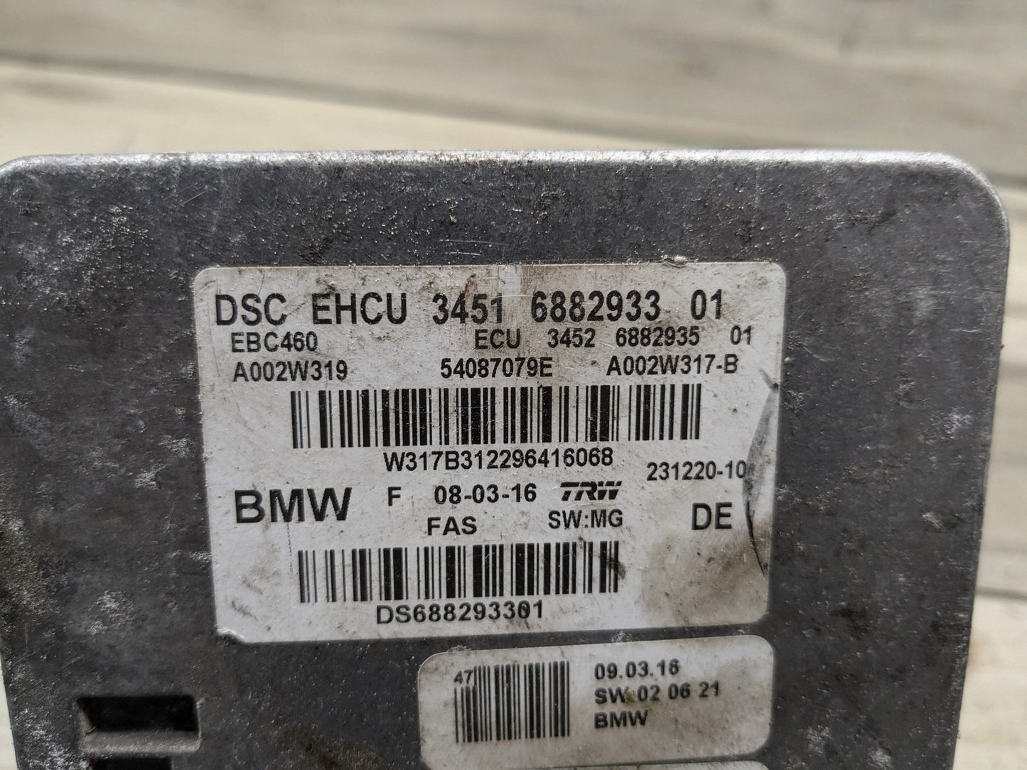 2016 BMW 750i G12 ABS Pump Module 6882933 16-19 OEM BMW G30 G32 G11 G12 750 DSC ABS Pump Computer Unit Anti Lock Brake