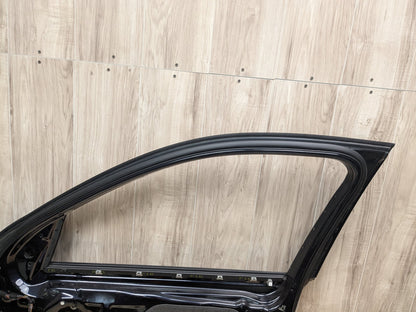 2015 BMW X6 F86 Front Right Passenger Door Shell Panel CARBONSCHWARZ METALLIC (416)