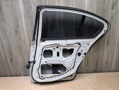 *11-16 OEM BMW F10 528 535 Sedan Rear Right Passenger Door Shell Panel White White 300