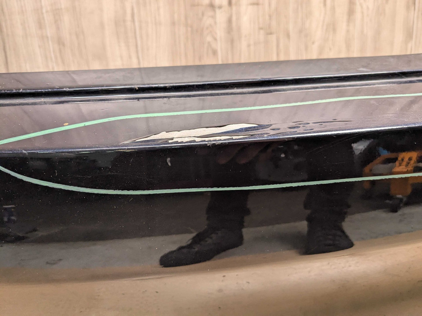 *15-18 OEM BMW F86 X6M M Rear Bumper Cover w/ Diffuser COMPLETE Black 416 CARBONSCHWARZ METALLIC (416)