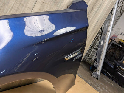 11-16 OEM BMW F10 528 535 550 Left Driver Side Fender Panel Blue A89 IMPERIALBLAU BRILLANTEFFEKT METALLI (A89)