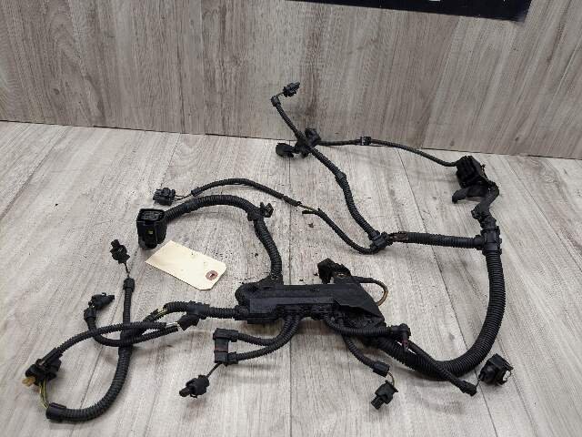 14-19 OEM BMW F15 F16 X5 X6 Engine N63 Wire Wiring Harness Cable