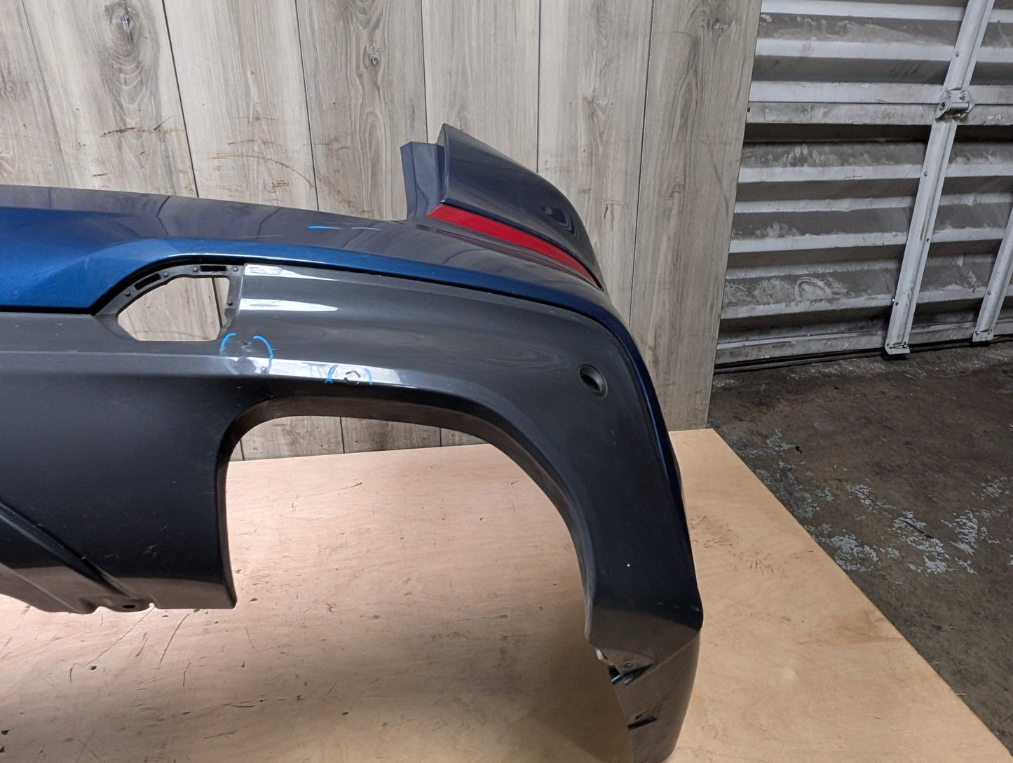 2018-2024 BMW X3 G01 Rear Bumper Cover Blue C1M