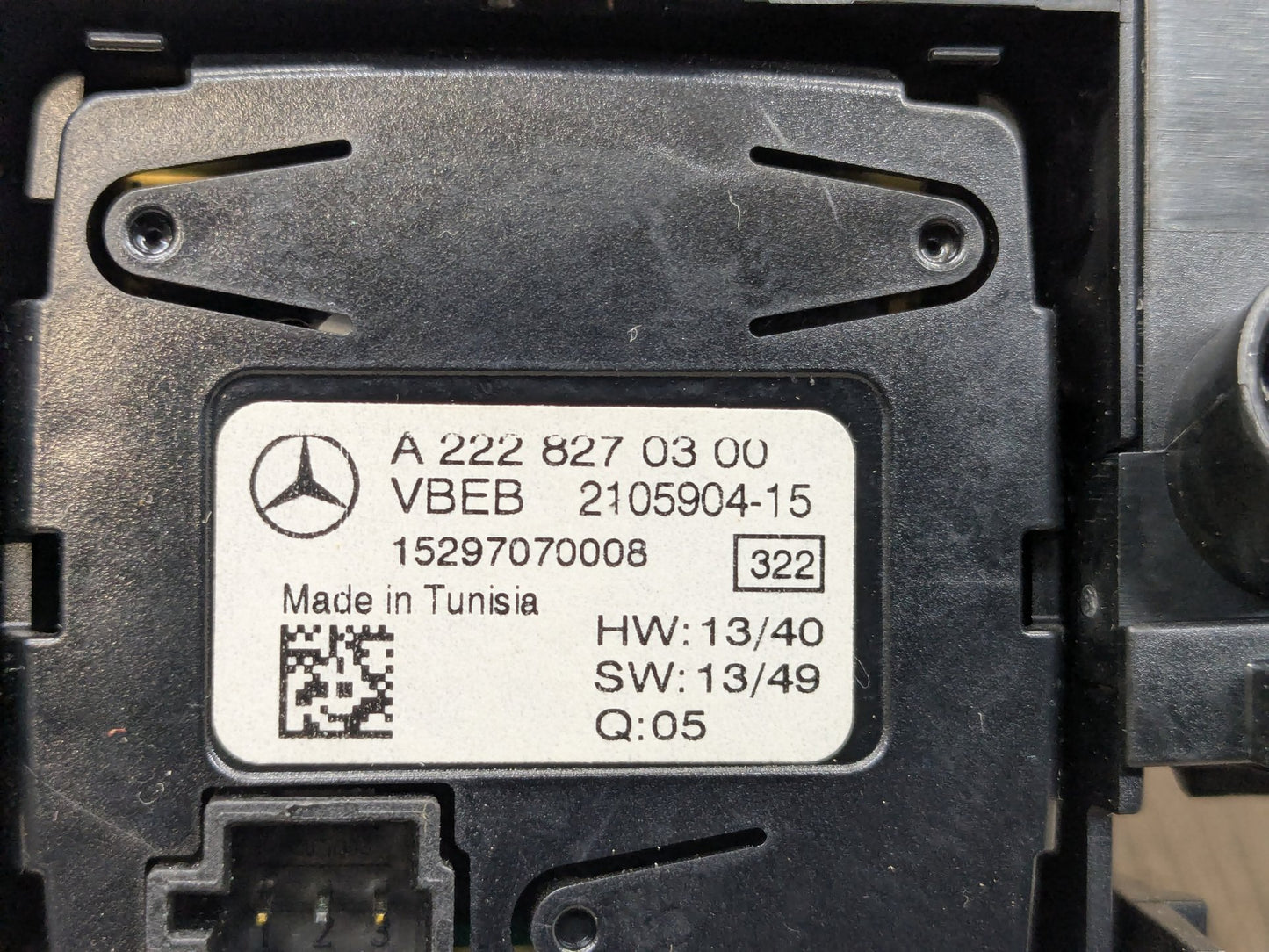 2015-2021 Mercedes-Benz C43 W205 Radio Control Panel 0 OEM