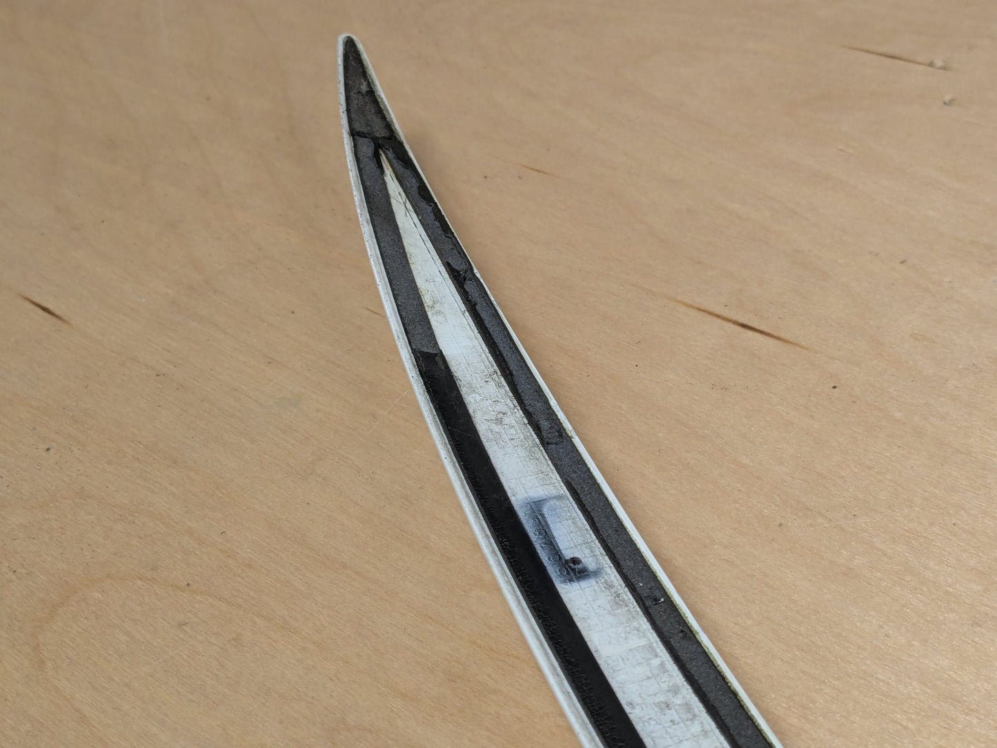 Mercedes W205 Rear Spoiler AMG Boot Trunk Trim Panel Obsidian 149 Polar white