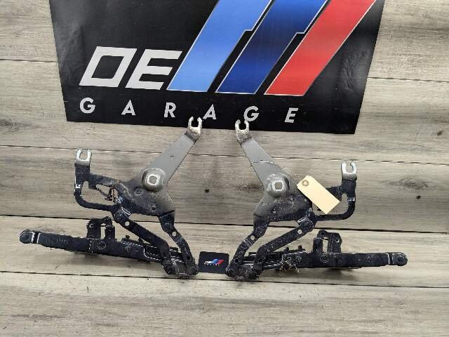 14-19 OEM BMW F15 F16 X5 X6 Left Right Hood Hinge Support Bracket Brace SET