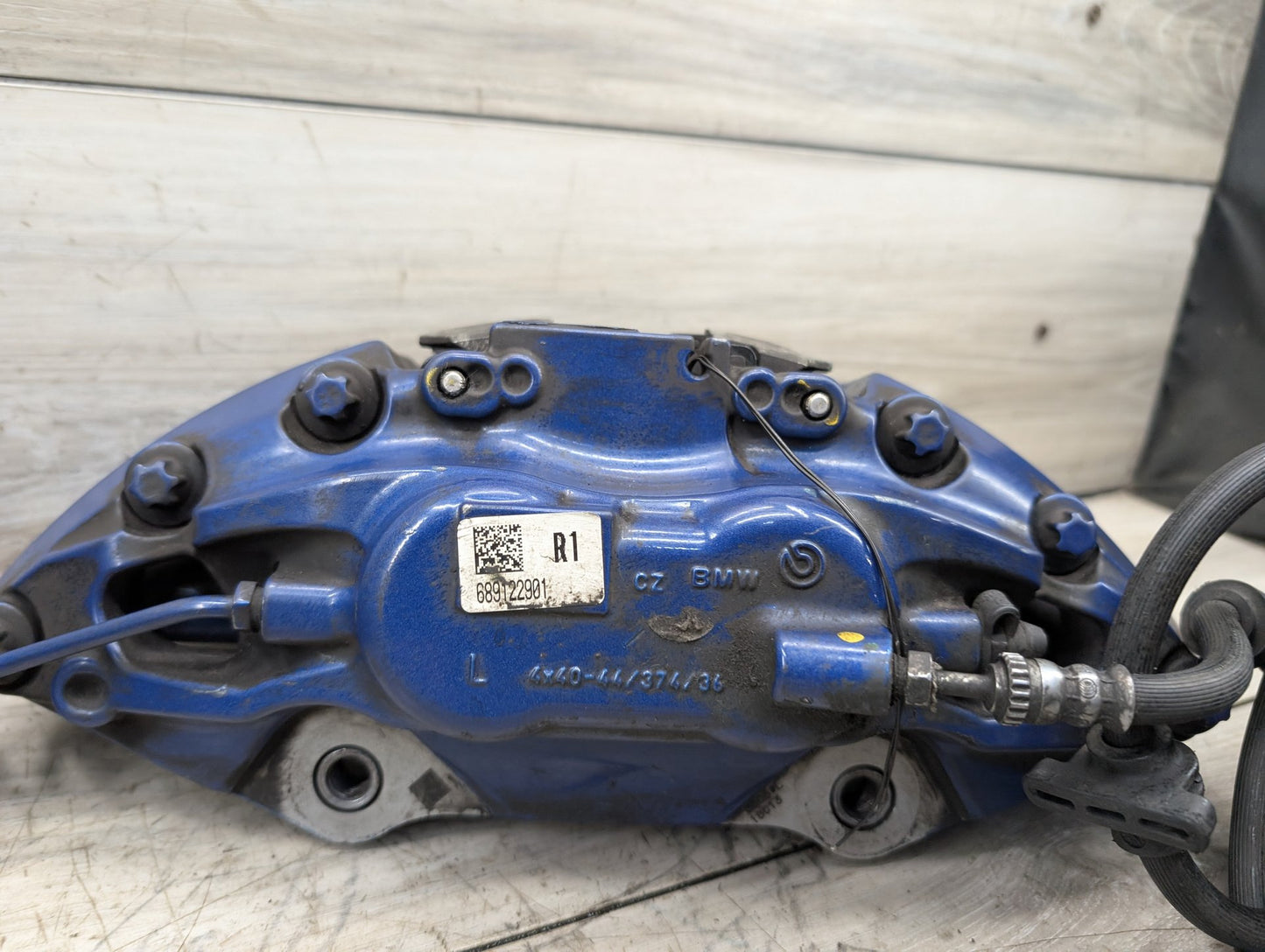 17-23 OEM BMW G30 540 M550 Front Rear Left Right Brake M SPORT Calipers SET Blue