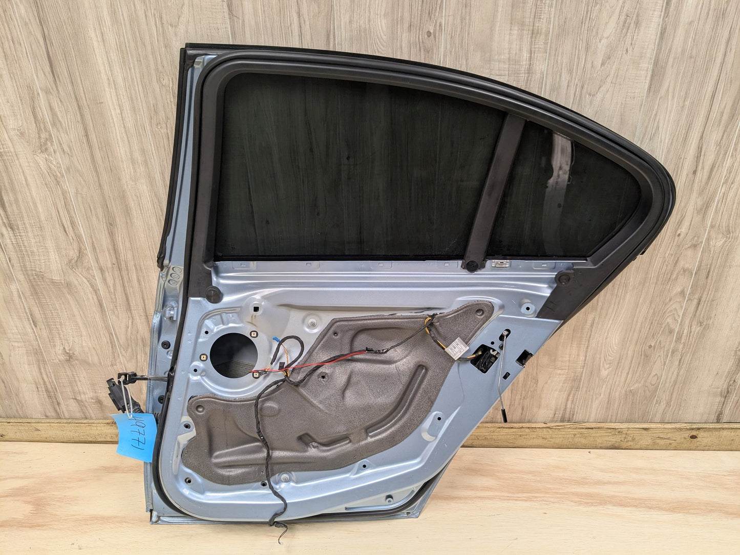 OEM BMW F30 F80 328 330 335 340 M3 Rear Right Passenger Door Shell Panel Blue LIQUID BLUE METALLIC (B40)