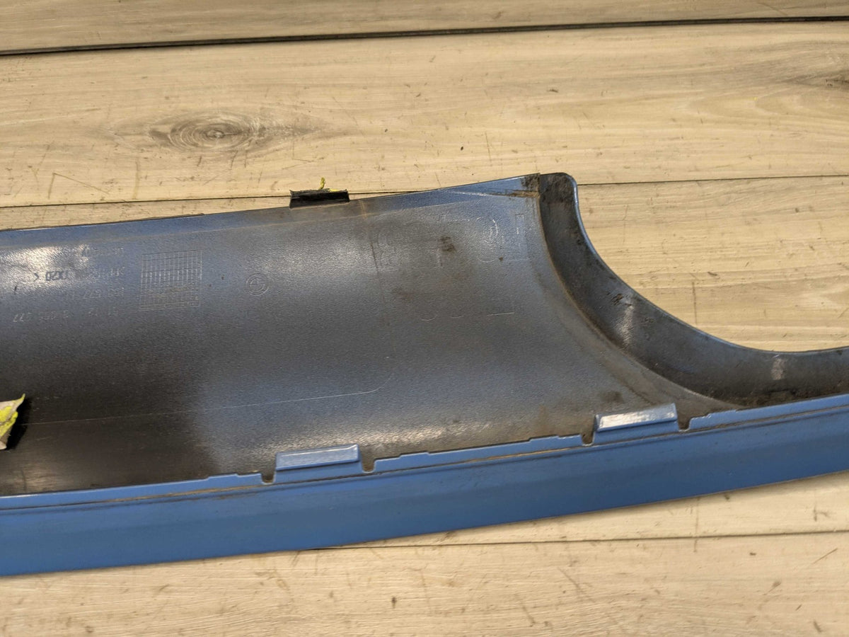 15-20 OEM BMW F80 F82 F83 M3 M4 REAR Bumper Cover Lower Diffuser Blue B68