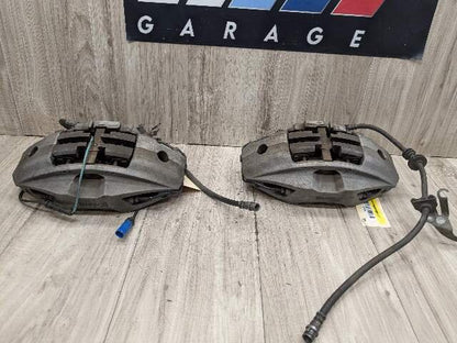 16-22 OEM BMW G11 G12 Front Left Right Driver Passenger Brake Caliper Gray SET