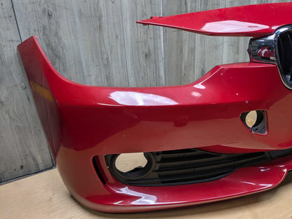 NOTE* 12-15 OEM BMW F30 F31 328 335 BASIS Front Bumper Cover w/ Grilles Red A75 MELBOURNEROT METALLIC (A75)