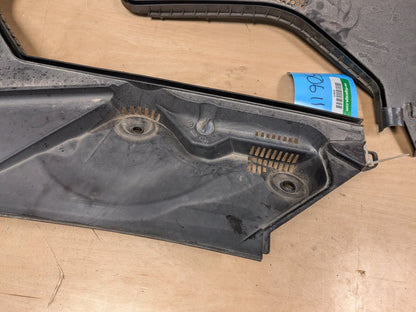 OEM Mercedes W205 Front Left Right Windshield Deflector Cowl Cover Trim PAIR