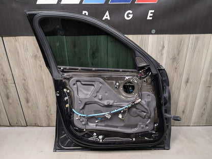 15-19 OEM BMW F16 X6 F86 X6M Front Left Driver Door Shell Panel Black 668 Black SCHWARZ II (668)