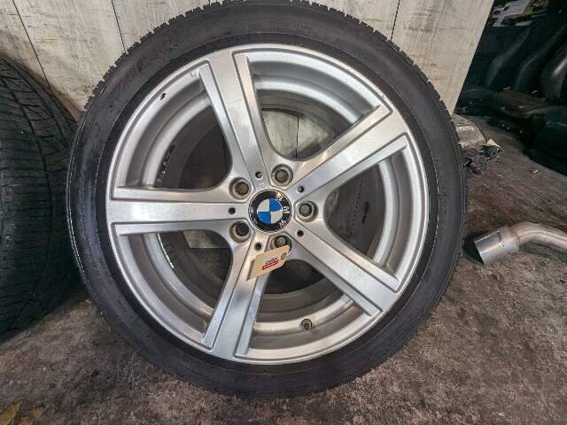 CURB RASH* OEM BMW E89 Z4 Wheels Rims Silver 17x8 ET:29 Star Spoke Style 290 SET