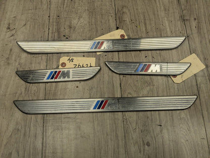 06-14 OEM BMW E70 E71 X5 X6 X5M M Front Rear Door Sill Cover Trim Entrance SET