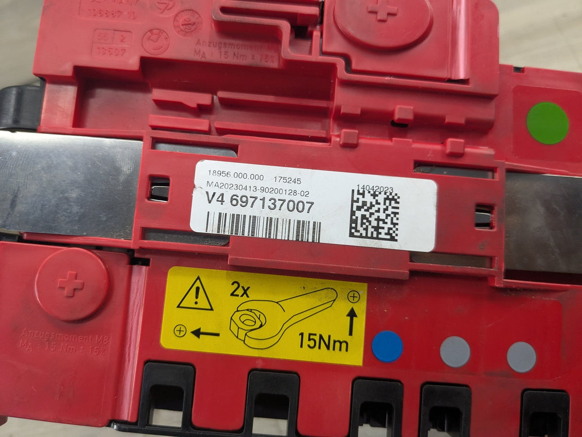 OEM BMW E82 E90 E92 Battery Power Lead Junction Distribution Fuse Box Voltage