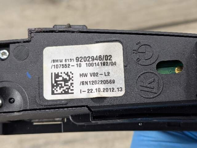 11-16 OEM BMW F10 Sport Parking Comfort Operating Unit Control Switch